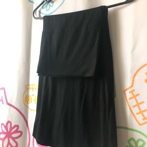 Old Navy Wide Band Skirt Size XL Black